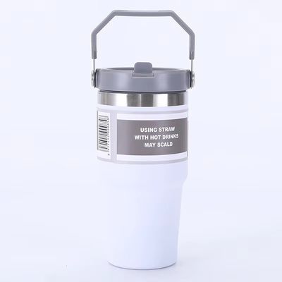 20oz 30oz de aço inoxidável Vacuo isolado tumbler com manobra tampa logotipo personalizado ideal