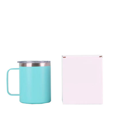 16 oz de aço inoxidável, cálice de café isolado a vácuo com alça e impressão de logotipo personalizado