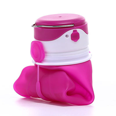 550ml Bpa Livre Sublimação Limpa Colágico Ginásio Desporto Crianças garrafa de água de silicone com luz LED para adultos
