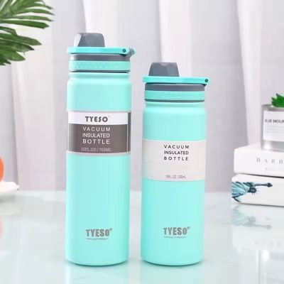 Garrafa térmica reutilizável Eco-friendly boca larga de parede dupla garrafa de aço inoxidável