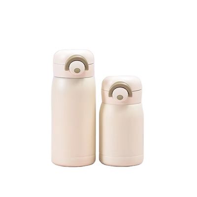 350ml Capacidade Colorida 304 Ferro Inoxidável Thermos Garrafa de Água com Copo Direito