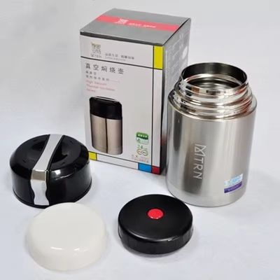 Mantenha-se aquecido na sua próxima viagem de acampamento com o nosso recipiente de sopa com caixa de almoço isolado de 500 ml