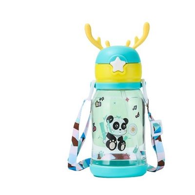 600 ml Cute Transparente Portátil de plástico Sippy Cup para crianças On-the-Go Aventuras