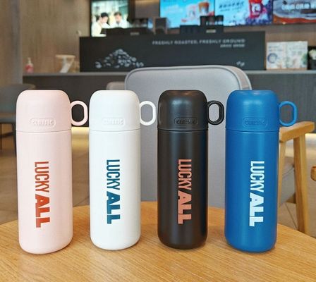 500 ml de frasco desportivo com tampa ideal para manter a bebida quente fria 12-24h aço inoxidável