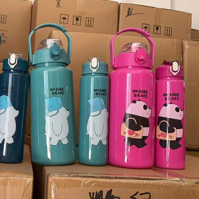 Logotipo personalizado Acceptável Set de garrafa de água roxa para entusiastas de fitness e esportes