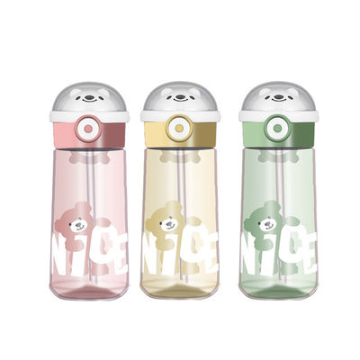 Revestimento anticorrosivo Impressão personalizada Cute Kids garrafa de água para escola de viagens ao ar livre