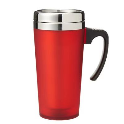16oz Taça de café de aço inoxidável com alça