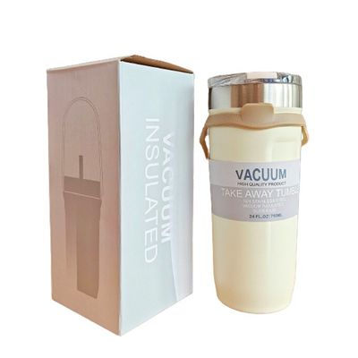 Taça de viagem ao ar livre de aço inoxidável de cor isolada direta 550 ml/710 ml