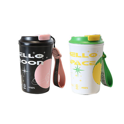 Copo de café de viagem de aço inoxidável reutilizável à prova de vazamento 380ml 510ml