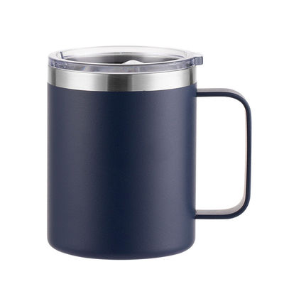 14 oz de aço inoxidável duplo isolado caneca de viagem personalizada para todo o dia bebidas quentes ou frias