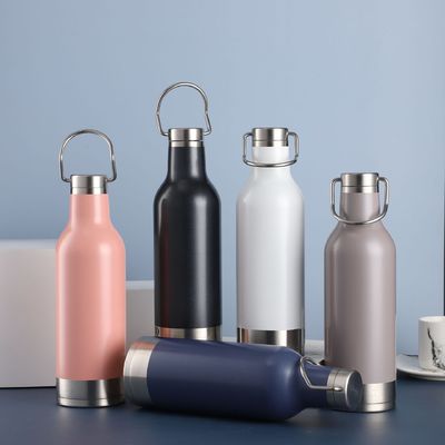 304/201 aço inoxidável garrafa isolada 500 ml design moderno de parede dupla térmico de vácuo
