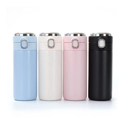 Display de temperatura inteligente Capa de Thermos de aço inoxidável 304 colorido para o exterior