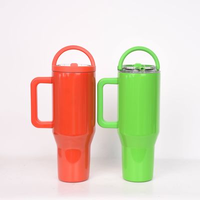 Garrafa de água de aço inoxidável 40oz Tumbler com tampas de alça e vantagem ecológica