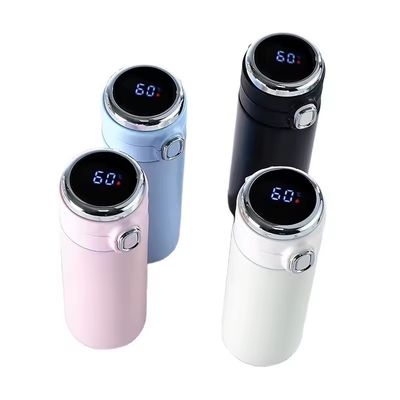 Display de temperatura inteligente Capa de Thermos de aço inoxidável 304 colorido para o exterior