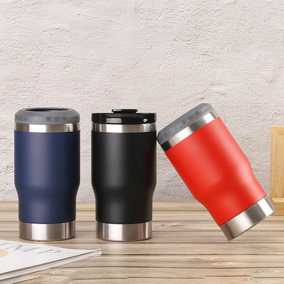 14oz garrafa de cerveja de aço inoxidável pode suportar dupla parede de vácuo isolado para bebidas frias