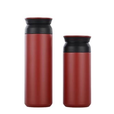 Copo de aço inoxidável de parede dupla com tampa e alça Capacidade 350ml/500ml
