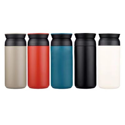304 fabricação de aço inoxidável logotipo personalizado colorido garrafa de água isolada para você