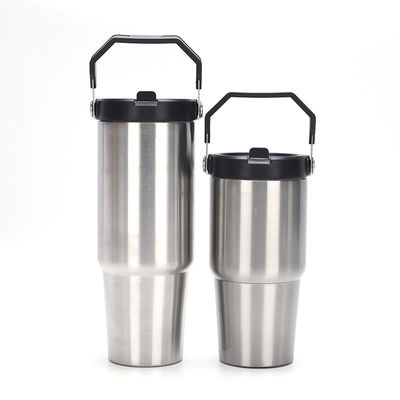 20oz 30oz de aço inoxidável logotipo personalizado frasco térmico com tampa e alça aceitável OEM / ODM