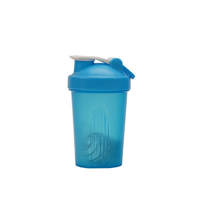 400 ml de plástico livre de BPA em pó de proteínas desportivas para mistura de batidas, copo de água com balança e tampa