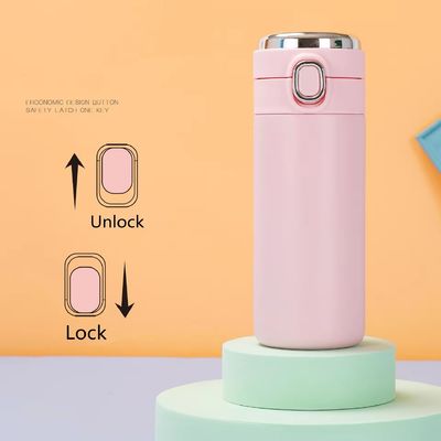 Capa de copo de termo de aço inoxidável 304 com visor de temperatura inteligente