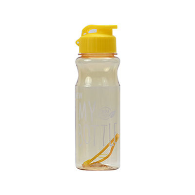 Copo de água de plástico personalizado de 550 ml para esportes ao ar livre e estudantes