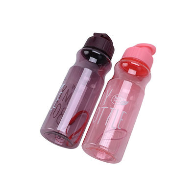 Copo de água de plástico personalizado de 550 ml para esportes ao ar livre e estudantes