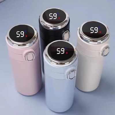 Display de temperatura inteligente Capa de copo térmico para exterior feita de aço inoxidável