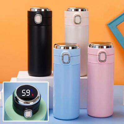 Display de temperatura inteligente Capa de copo térmico para exterior feita de aço inoxidável