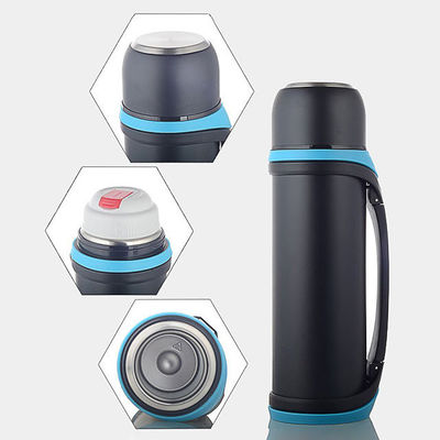 2.2L Copo Termos Isolado de Aço Inoxidável de Grande Capacidade para Bebidas Quentes em Movimento