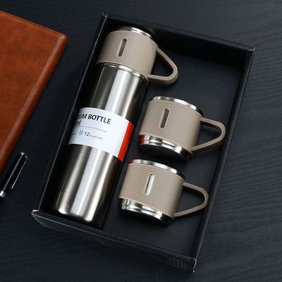 500ml Presente de Negócios Flasca de vácuo de aço inoxidável, frasco de café, frasco de água, copo