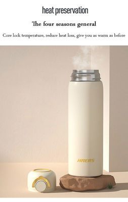Flascas de vácuo Termosas 450 ml Botão de água de aço inoxidável para homens e mulheres