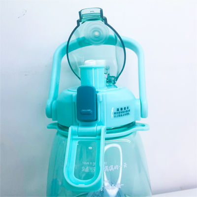 Alto nível de aparência grande capacidade plástico Red Sippy Cup garrafa de água para estudantes