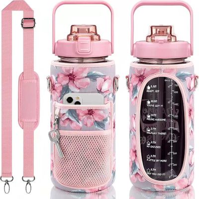 Manoplas de garrafas de grande capacidade de cores personalizadas para água fervente e pote quente portátil