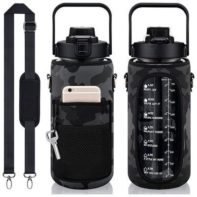 Manoplas de garrafas de grande capacidade de cores personalizadas para água fervente e pote quente portátil