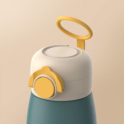 Desfrute das suas bebidas em movimento com este copo termo de aço inoxidável 304 à prova de vazamento 380ml