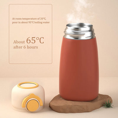 Desfrute das suas bebidas em movimento com este copo termo de aço inoxidável 304 à prova de vazamento 380ml