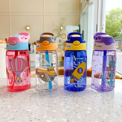 Voltar à Escola Crianças Copo de Água Sippy Copo Portable para Crianças com Palha e Alça