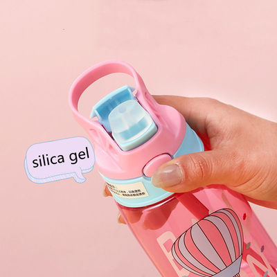 Voltar à Escola Crianças Copo de Água Sippy Copo Portable para Crianças com Palha e Alça