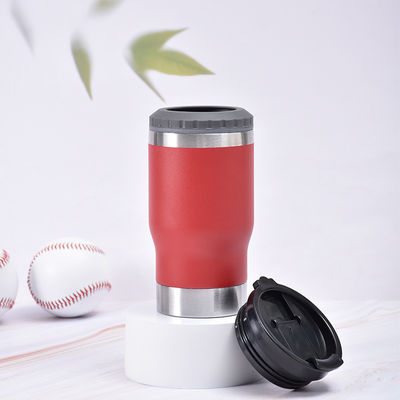 Sublimação personalizada 14OZ Can Cooler Isolamento aço inoxidável cerveja caneca de café taça de carro