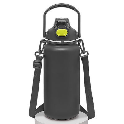 Copo de viagem de vácuo isolado de aço inoxidável 1600 ml capacidade para crianças em acampamento