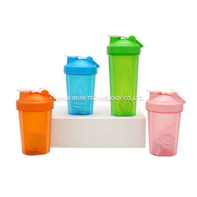600ml Logotipo personalizado e cor Fitness Blender de plástico para ginástica Shaker Cup para bebida direta