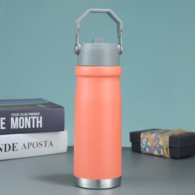 Garrafa de água para desportos ao ar livre de 550 ml/650 ml com bebida direta e design isolado