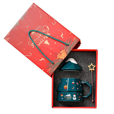 Árvore de Natal Design American Style cerâmica xícaras de café para a temporada festiva