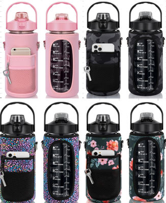 Fabricantes de grande capacidade Neoprene 2L garrafas de água mangas com logotipo personalizado