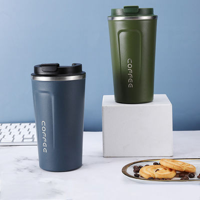 500 ml de aço inoxidável isolado a vácuo caneca de café de viagem para restaurante de escritório