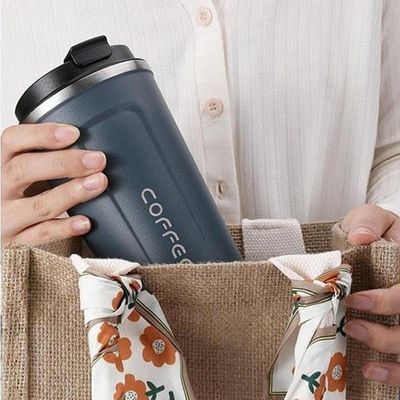 500 ml de aço inoxidável isolado a vácuo caneca de café de viagem para restaurante de escritório