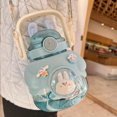 Opções de cores personalizadas Portátil Coelhinho Coelhinho Garrafa de água Estilos atraentes Crianças