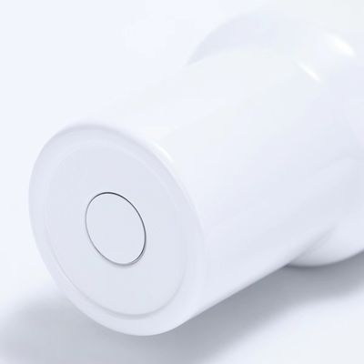 Tubarões de aço inoxidável de vácuo de cores de copos de carro Tubarão com alça e tampa de palha