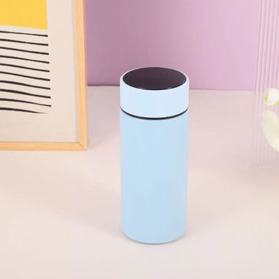 350 ml garrafa de água inteligente de aço inoxidável normal com display de temperatura e reutilizável