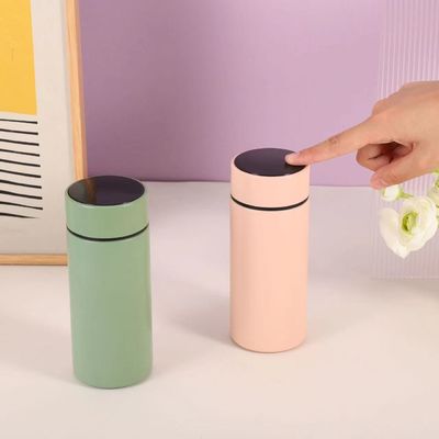 Mantenha-se hidratado e elegante com esta garrafa de água inteligente de aço inoxidável Thermos 316 350ml